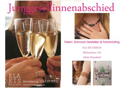 Junggesellinnenabschied, JGA, Schmuckkurs, Fotoshooting, Party, Düsseldorf