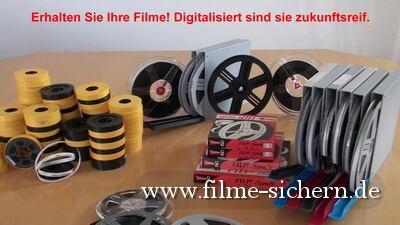 Schmalfilm Transfer Super 8, Doppel 8 und Normal 8 