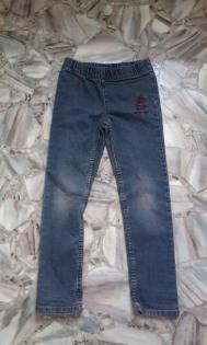 Mädchen Jeggings, Blaugrau, Größe:128
