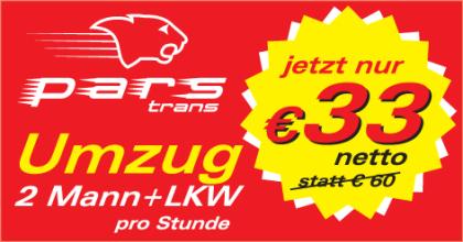 Mann+lkw AKTION - AKTION - UMZUG AB 25,- 