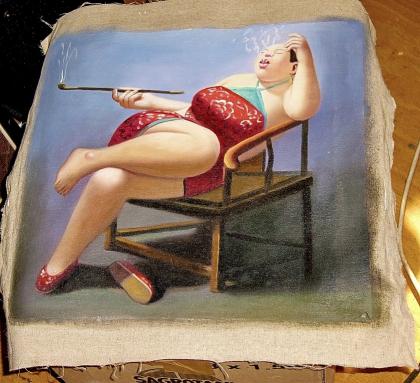 Frisch gemalt