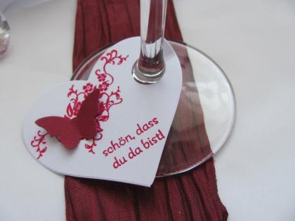Geschenkanhänger Herzen für Gläser