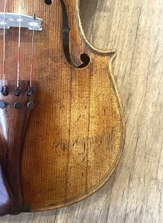 Schön geflammte alte  4/4 Geige Violine sehr guter Klang