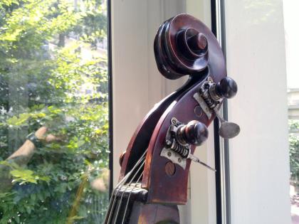 Philharmonischer Sachse • 4/4 Kontrabass • 115 Jahre • sehr ausgewogen und wohl 