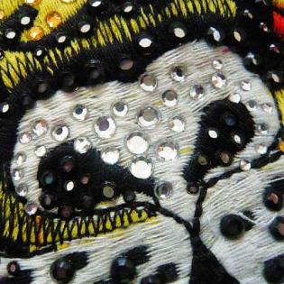 ED HARDY Jeanshemd TIGER STRASS stark reduziert