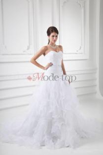 Bodenlanges lockeres pompöse Brautkleid - Mode-top.de
