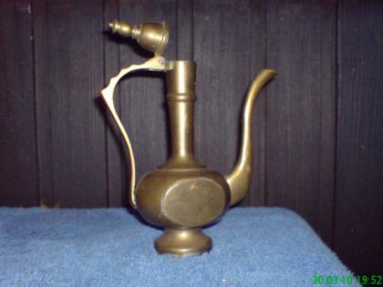 Deko: Zierkaraffe (ca. 15 cm hoch) aus Metall