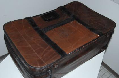 3-teiliges Kofferset echt Leder, neu