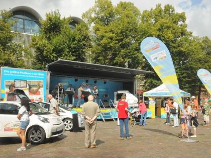 Promotionfahrzeuge mieten für Roadshows, Ausstellungen, Messen, Truck-Promotion