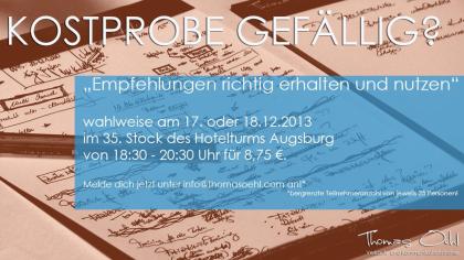 Empfehlungen richtig erhalten und nutzen