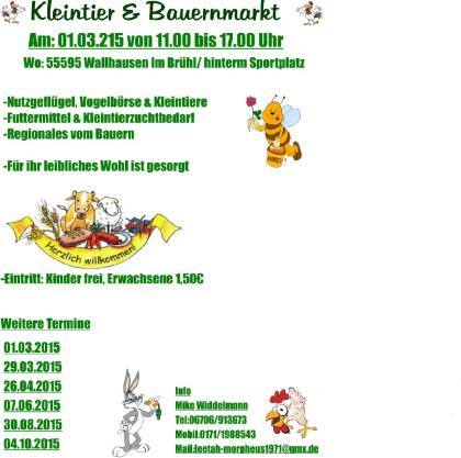 Kleintier u. Bauernmarkt