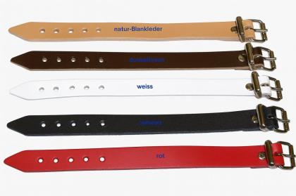 Lederriemen in vielen Abmessungen, Lederriemen 1,1 cm breit Längen für Fahrräder