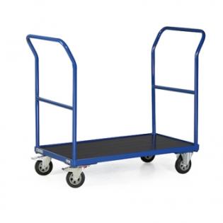 Plattformwagen mit zwei Schiebegriffe