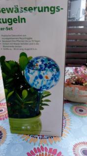 Bewässerungskugeln für Blumen Pflege