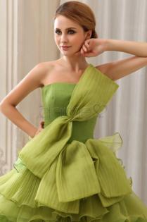 Organza trägerloses Quinceanera Kleid - Dameo.de