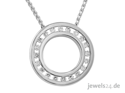 Diamantschmuck, Collier, Halsschmuck, Halskette mit Anhänger, Diamanten, Gold gü