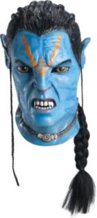 Faschingsmaske, Kostüm, AVATAR Jake Sully Maske Latex DELUXE