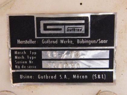 GUTBROD Schneeräumer