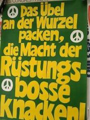 1972 Orginal Plakat Friedensbewegung Abrüstung