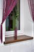 FENSTERBRETT EICHENHOLZ MASSIVHOLZ FENSTERBANK POLIERT FARBE WÄHLBAR 85x28x4cm F