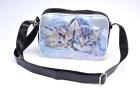 Tasche 20/ 27/ 8cm Schultertasche Sporttasche Messengertasche Muster Katzen Coll