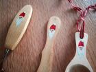 3 Teile für Weihnachten, Käsehobel, Buttermesser und Kaffeelöffel