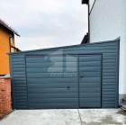 Blechgarage 4x6m Metallgarage Fertiggarage Lagerhalle GP252