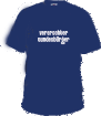 TShirt verarschter bundesbürger blau