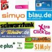 Simyo,easyMobile,simply,Jamba,klarmobil,blau.de!!!