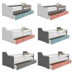 Bett Jugendbett Kinderbett Babybett Schublade Lattenrost Matratze 80x160 Holz