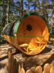 Campingfass, Schlaffass, Fasssauna, Saunafass, Gartensauna, Außensauna, Saunapod