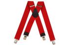 Herrenhosenträger Form X 5cm 130cm lang 4 starke Metallklipps klassisches Modell