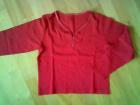 Rotes Langarmshirt Größe 36