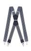 Herrenhosenträger Form X 3cm 120cm lang 4 starke kleine Metallklipps regulierbar