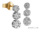 Ohrschmuck, Ohrringe, Ohrstecker, Diamanten, Gold günstig im Schmuck onlineshop 