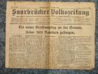 Saarbrücker Volkszeitung von 1916