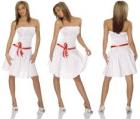Kleid mit Punkten, Top mit ...