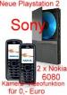 2 x Nokia 6080+ Playstation 2