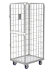 Gitter Rollcontainer mit 2 drehenden Türen für Wäschelogistik Modell GL6880-1, 7