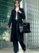 City,Business-Damenmantel schwarz