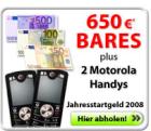 2 Motorola Handies + 650 EUR