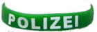 Silikon-Armband  Motiv Polizei -10 mm breit NEUOVP
