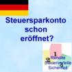 Steuersparkonto eroeffnen
