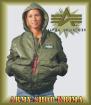 Alpha Hawker Bomberjacke mit abnehmbarer Kapuze