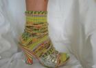 Exklusive Seidenschals und handgestrickte Socken
