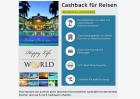 Cashback auf allen Reisen