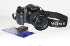 Sony Alpha A100 Kamera+Blitzadapter