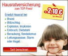 Hausratversicherung ab € 2.10