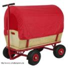 Ideal für Zeitungs/Prospektverteiler Bollerwagen mit Regenschutz