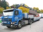 SZM Scania P93-250 mit Hiab Kran u.Doll Auflieger Fa. Scherf 07451-53830
